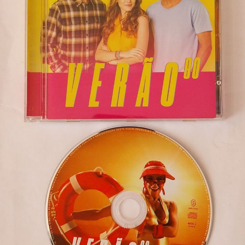 Cd Verão 90 Vol. 1 Novela Trilha Sonora | Usado 104722361 | enjoei