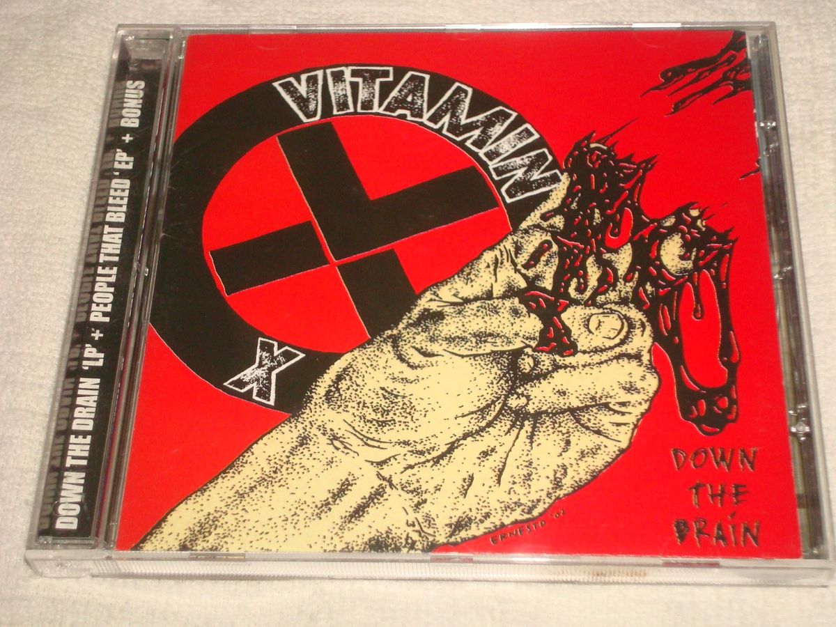 Cd Vitamin X Down The Drain Cd Nacional e Original Item de Música