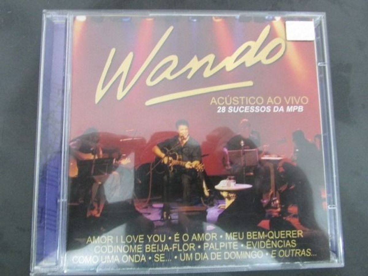 Cd Wando Acustico Ao Vivo Duplo | Item de Música Wando Usado 43985799 ...