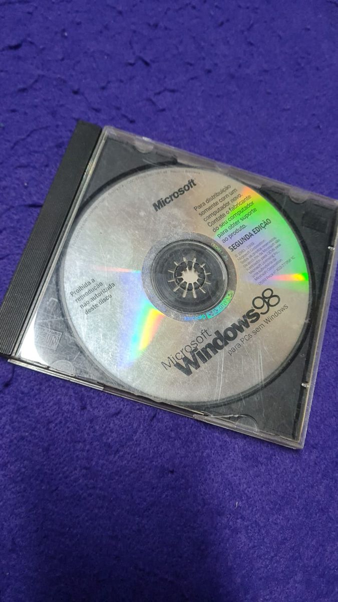 Cd Windows 98 | Item Info & Eletro Microsoft Usado 79034842