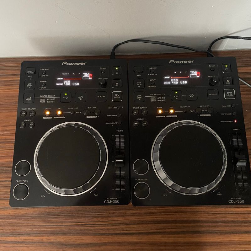 N*d様 Pioneer CDJ-350 【中古】 CDJ-350｜Pioneer DJ用CDプレーヤー ブラック ｜中古品｜修理販売