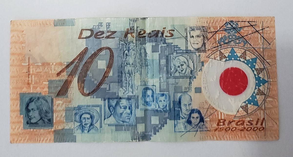 Cédula Nota de 10 Reais Plástico