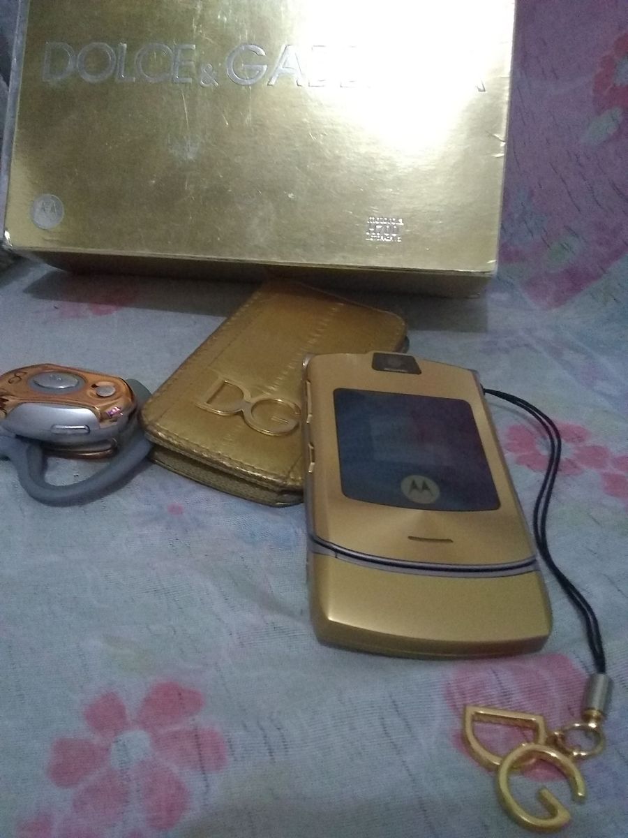 Celular Motorola Razr V3 Dolce Gabbana Produto Feminino Dolce E