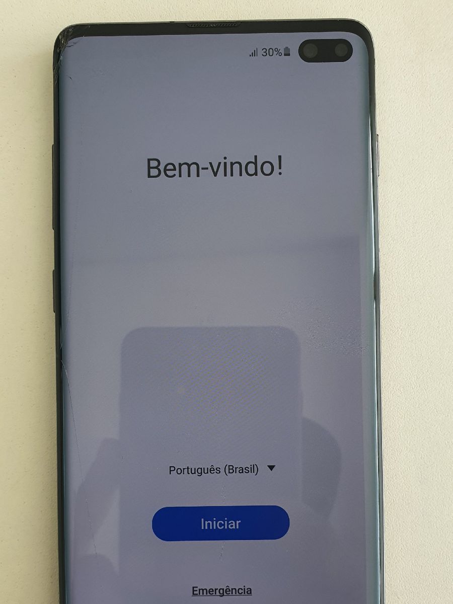 Celular Samsung S10 Plus 128gb para Retirada de Peças Touchscreen