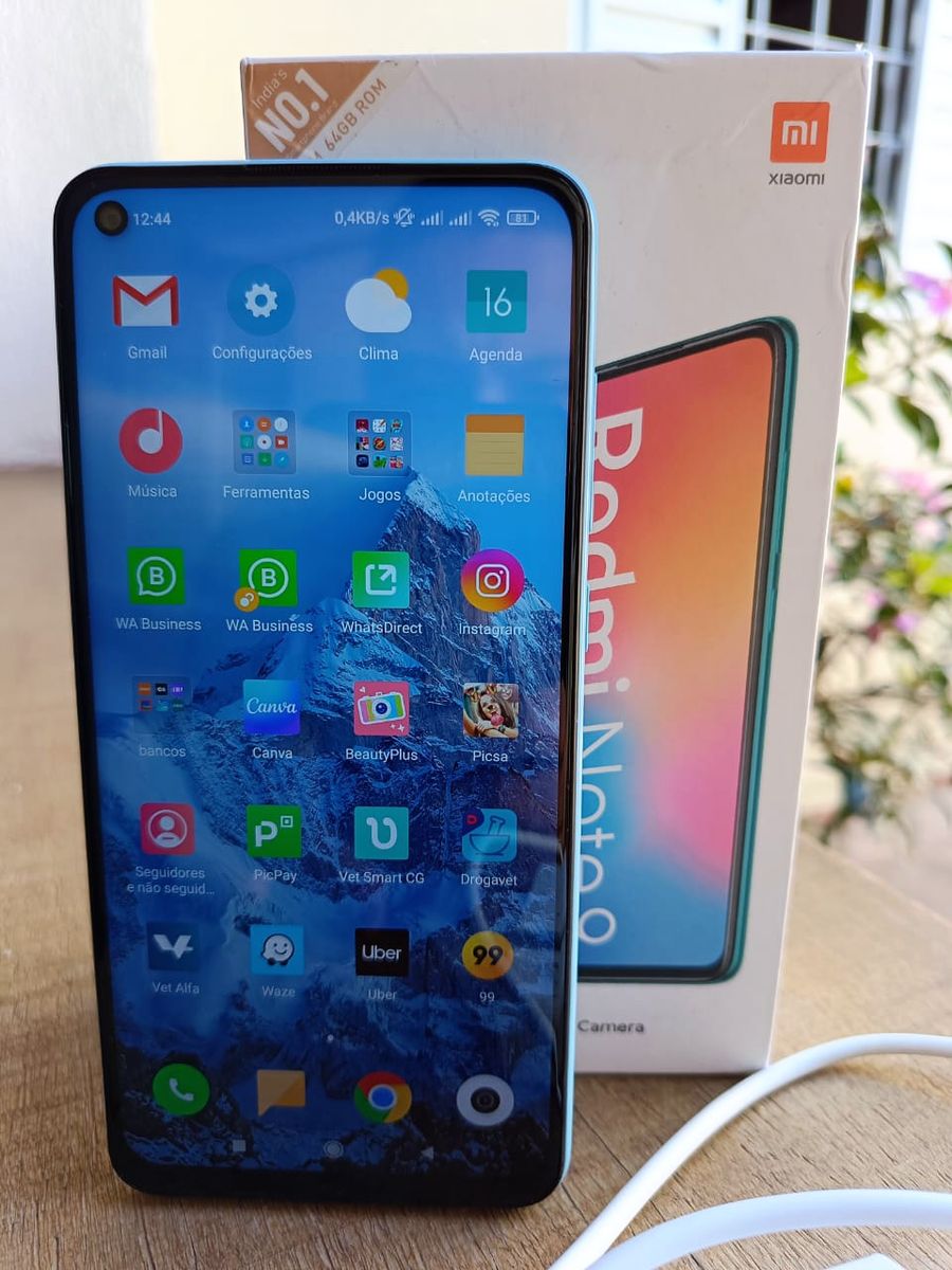 Celular Xiaomi Redmi Note 9 Artic White Celular Xiaomi Usado 75476990 Enjoei 2536