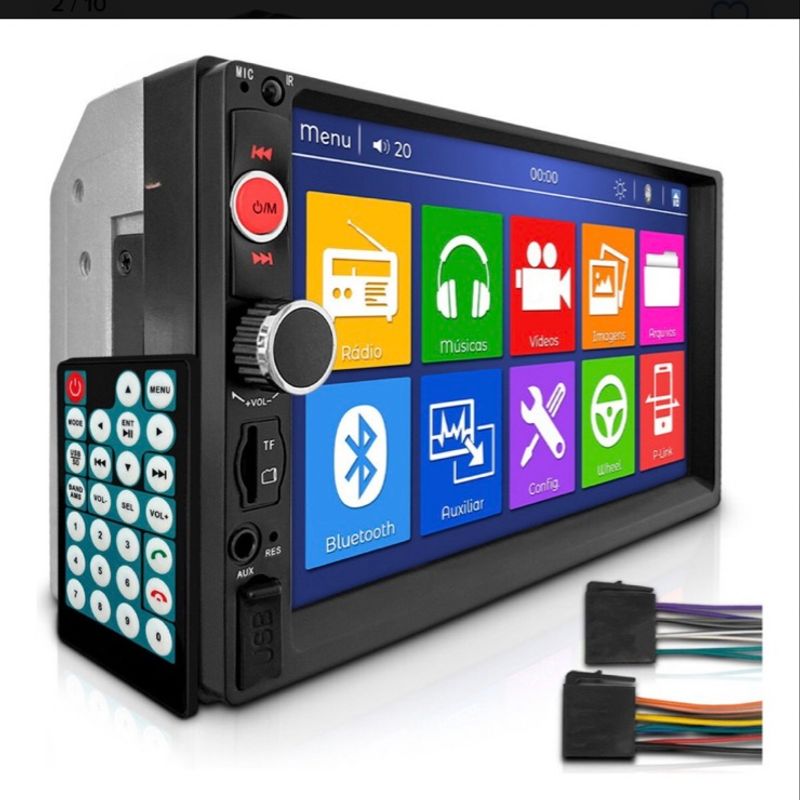 その他 2-CHAN DVD PLAYER Dvd Player Dois Controles Com Games, Karaokê E Usb Lenoxx