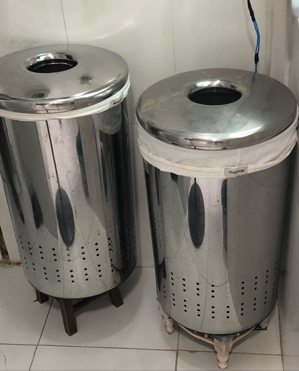 Cestos Inox Lavanderia Brabantia | Eletrodoméstico Brabantia Usado