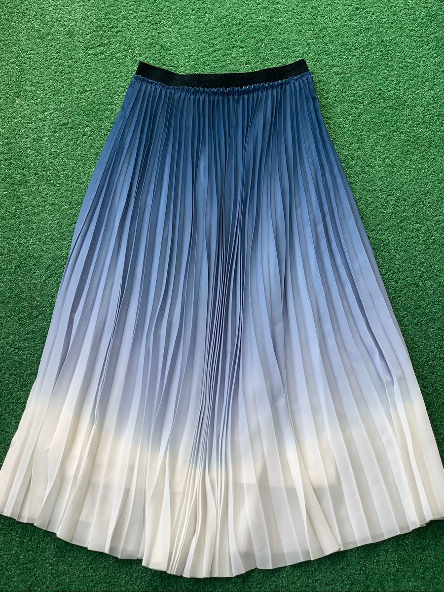 saia plissada degrade