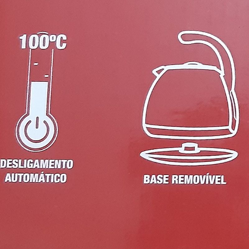 Chaleira Elétrica 1,7L Classic Inox Red Philco - Ideal Pra Sua Casa