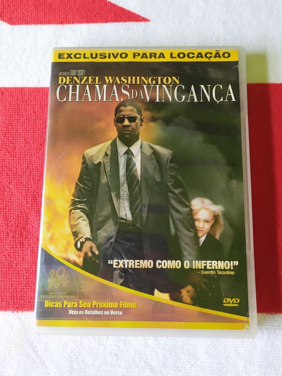 Chamas da Vingança Denzel Washington Filme e Série Dvd Usado 70005195 enjoei