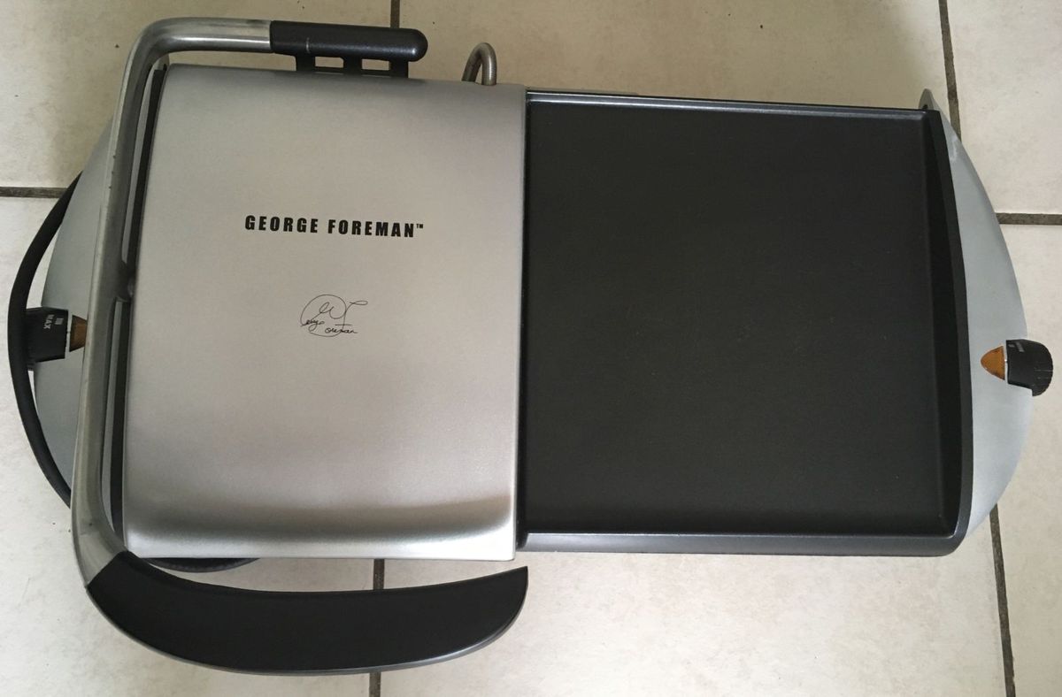 Chapa e Grill George Foreman | Móvel de Cozinha George Foreman Usado ...