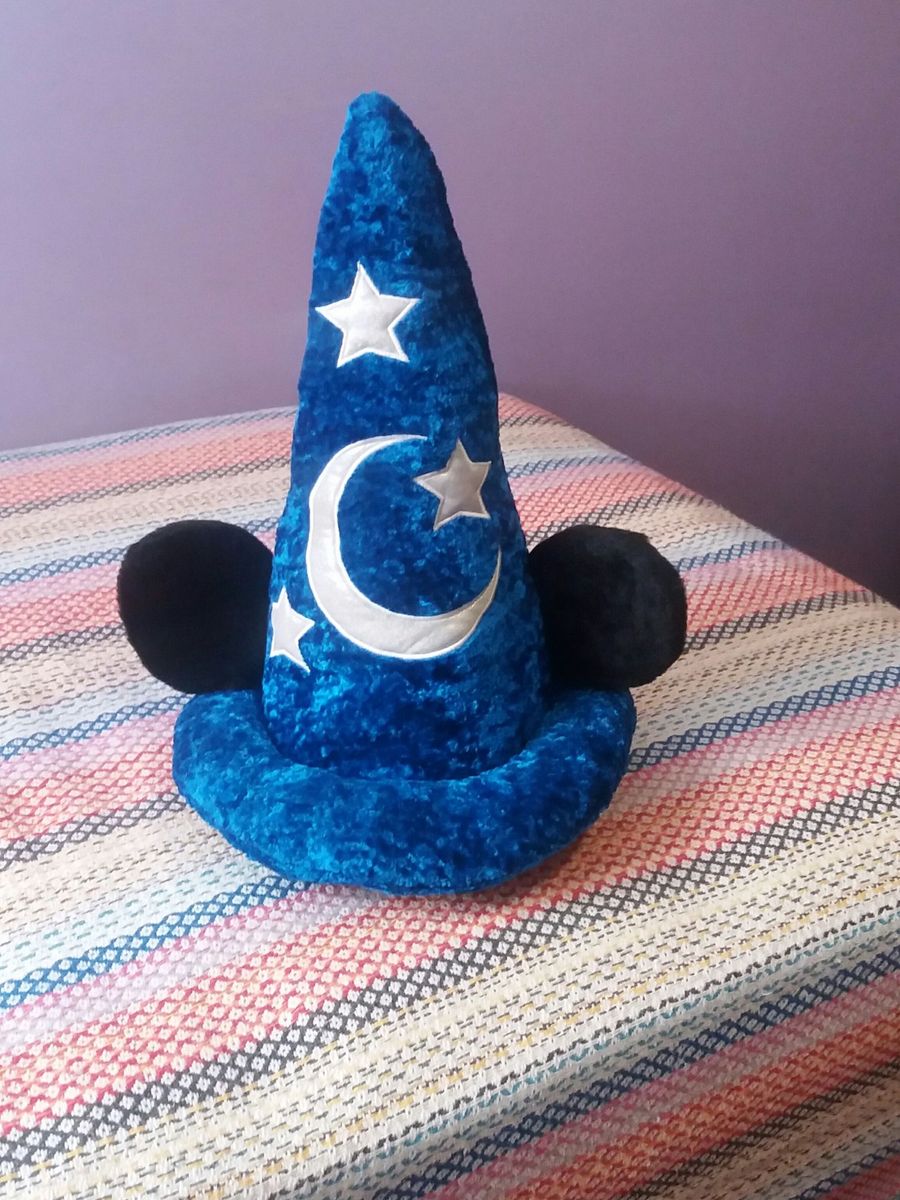 Fantasia Magician Mickey Mouse Hat 18cm Diameter Mickey Hat