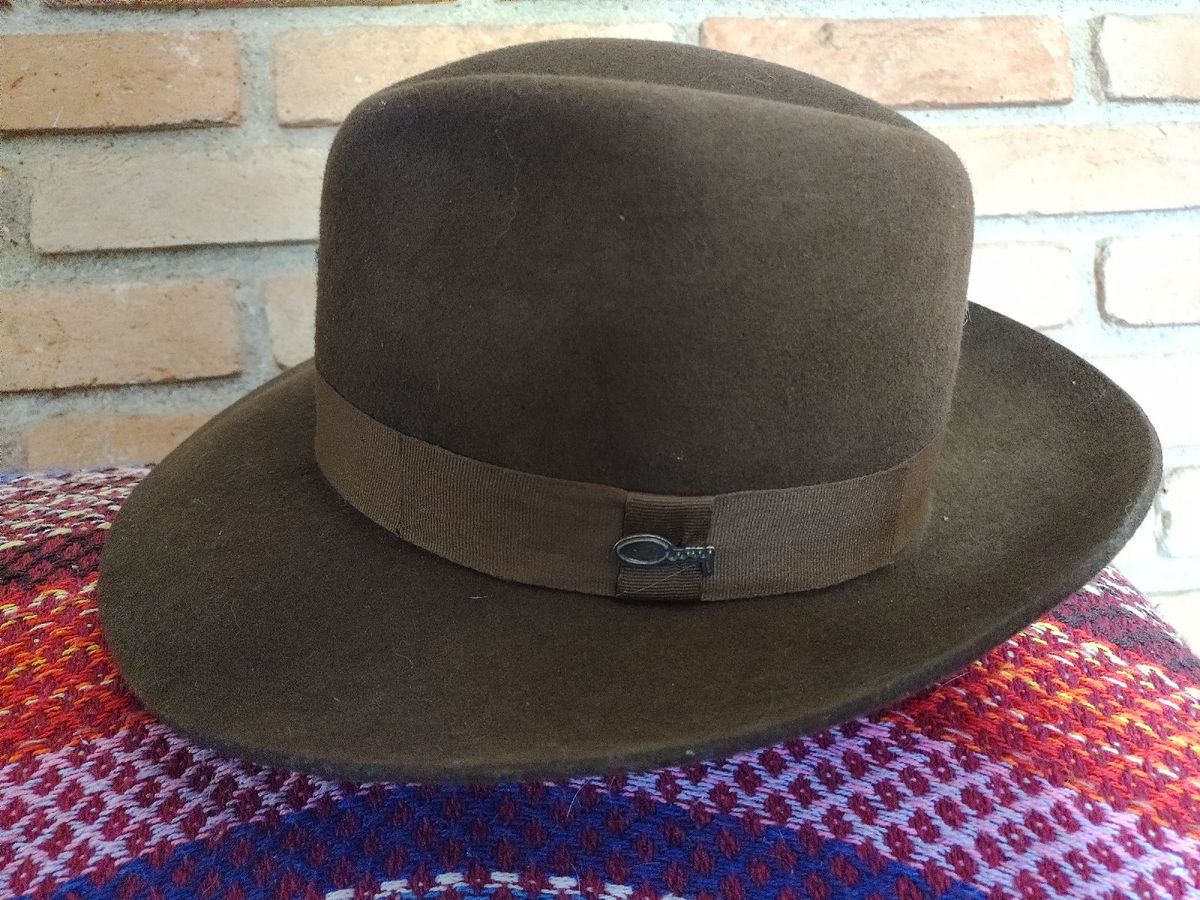 Chapéu Modelo Indiana Jones Cury Chapéu Masculino Chapéus Cury Usado
