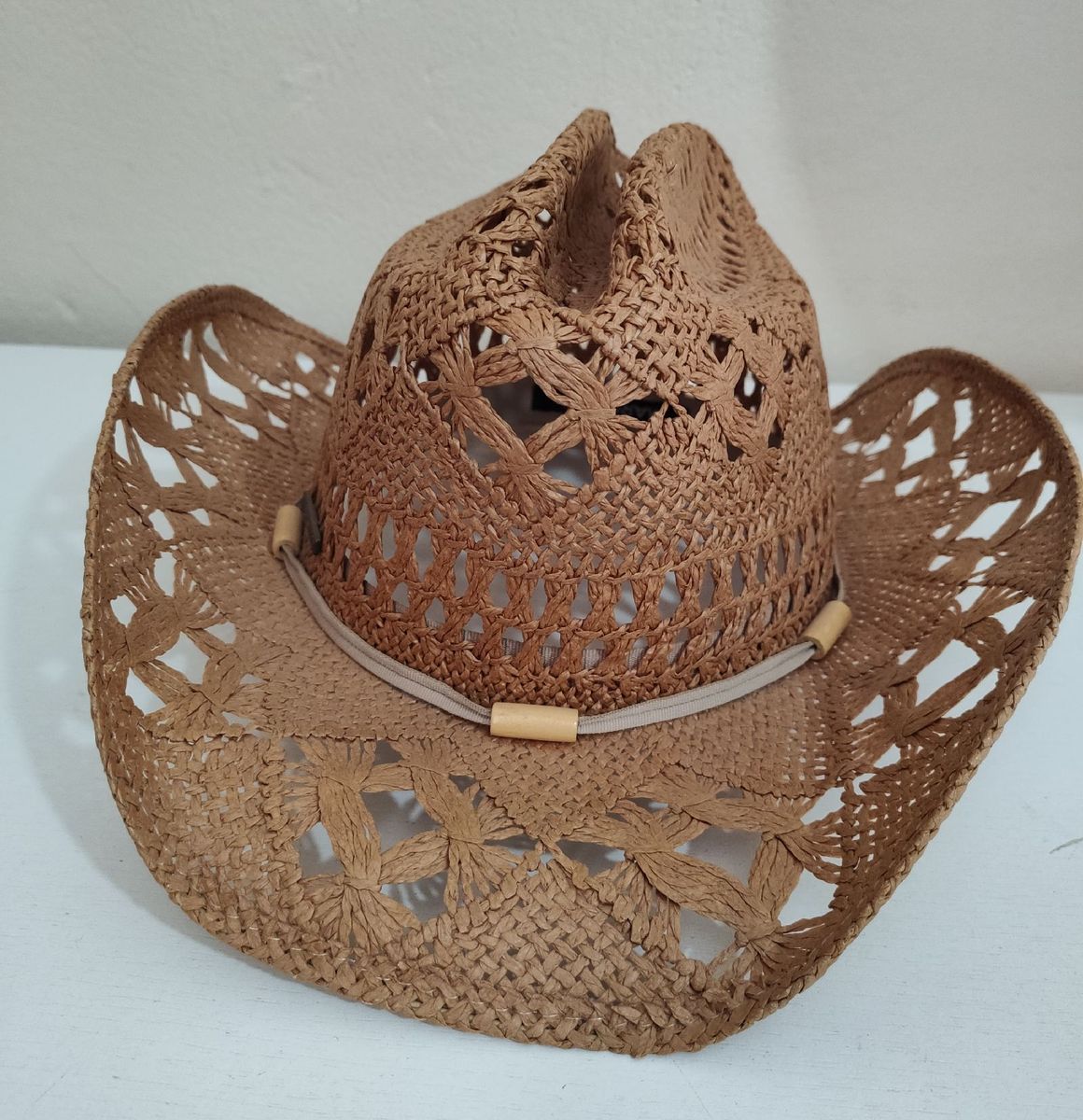 Chapéu Palha Vazado Country Feminino | Chapéu Feminino Marcatto Usado ...