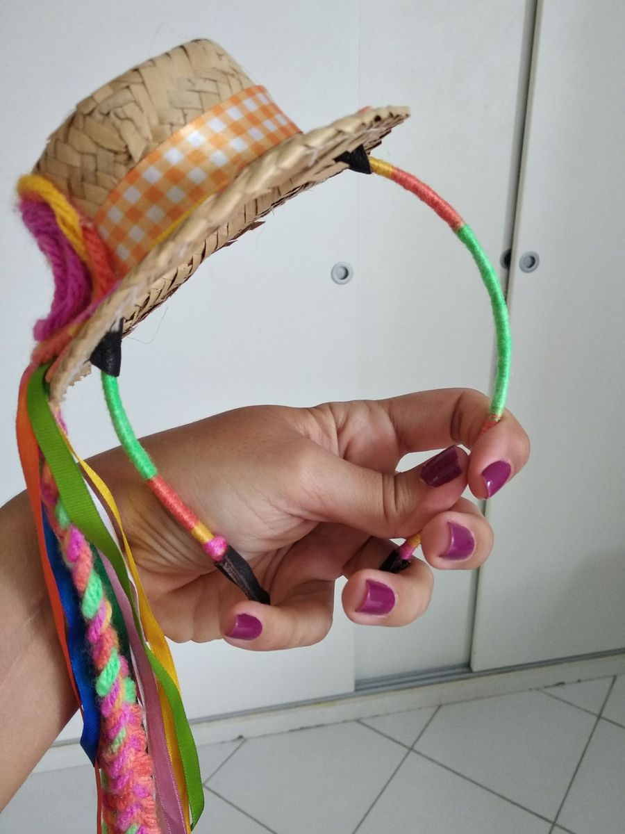 chapéu tiara são joão - cabelos sem-marca