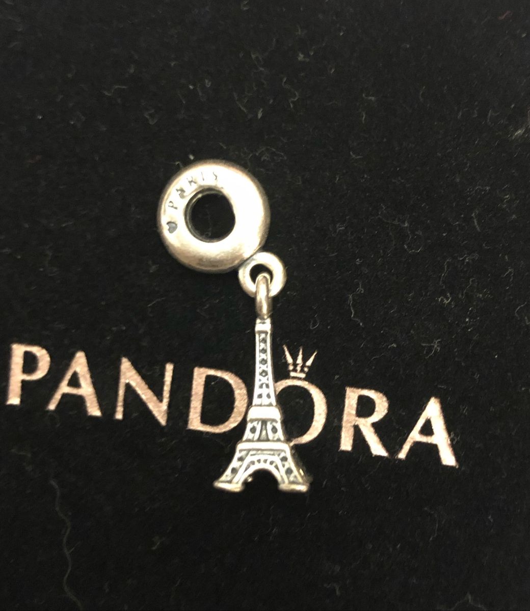 Charm Pandora Original Torre Eiffel Jóia Feminina Pandora Usado