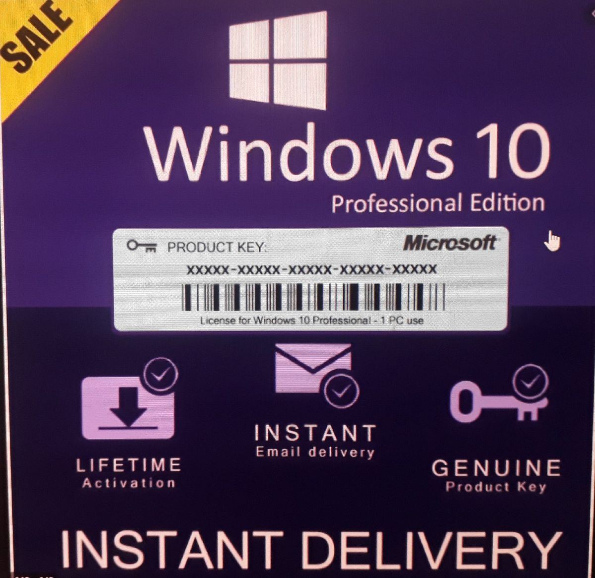 Chave Windows 10 Profissional Original Computador Desktop Microsoft
