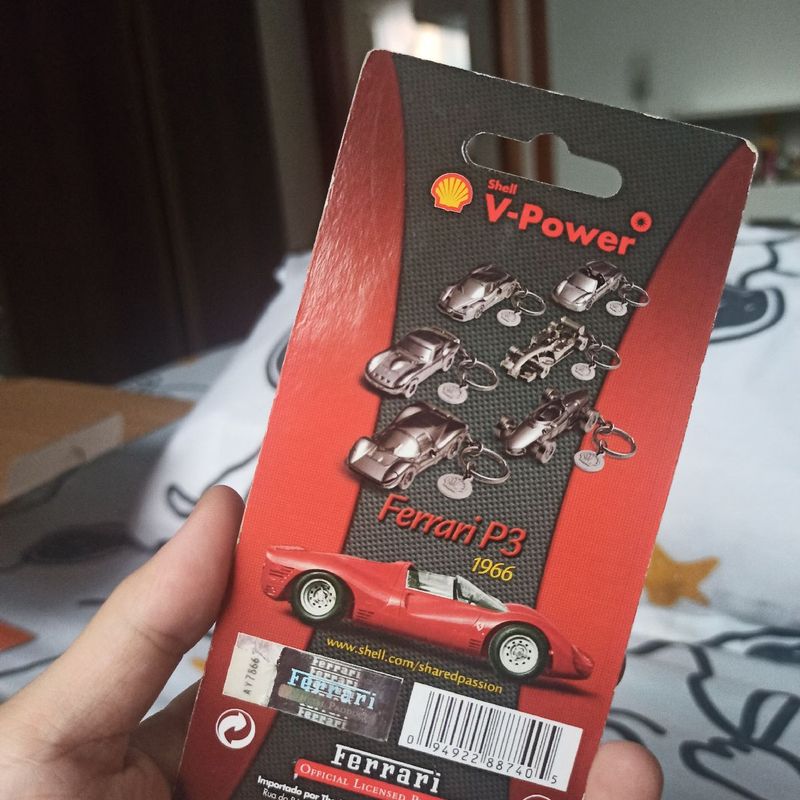 Chaveiro Ferrari P3 Coleção Shell | Ferrari Nunca Usado 106366512 