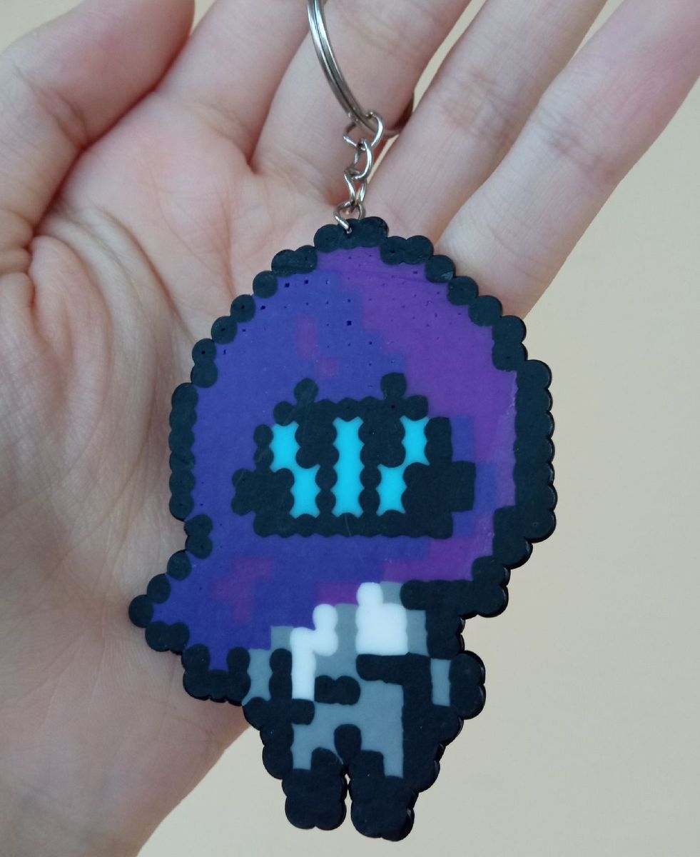 Chaveiro Omen - Valorant (hama Beads) | Item de Decoração Hama Beads