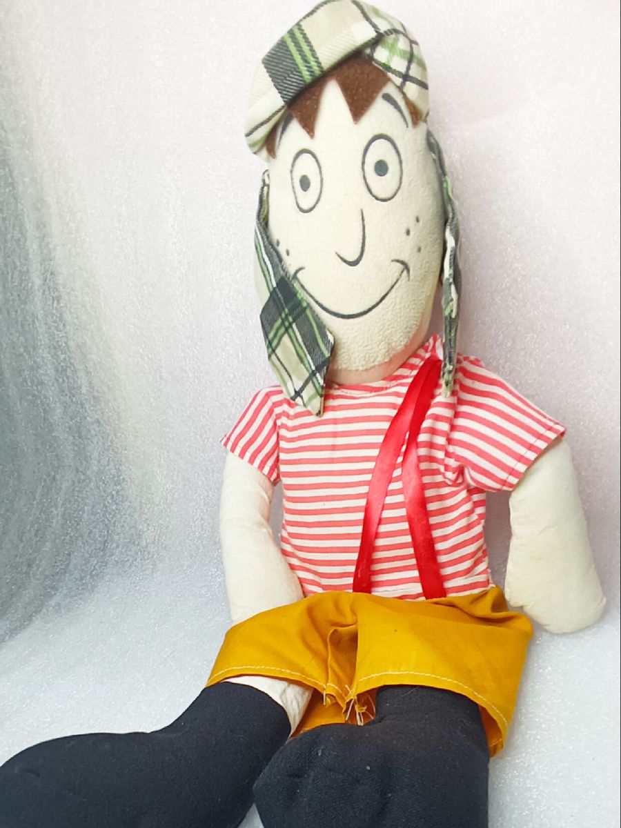 Chaves De Pelúcia El Chavo Del 8 Boneco De Pano Personagem Vila Do