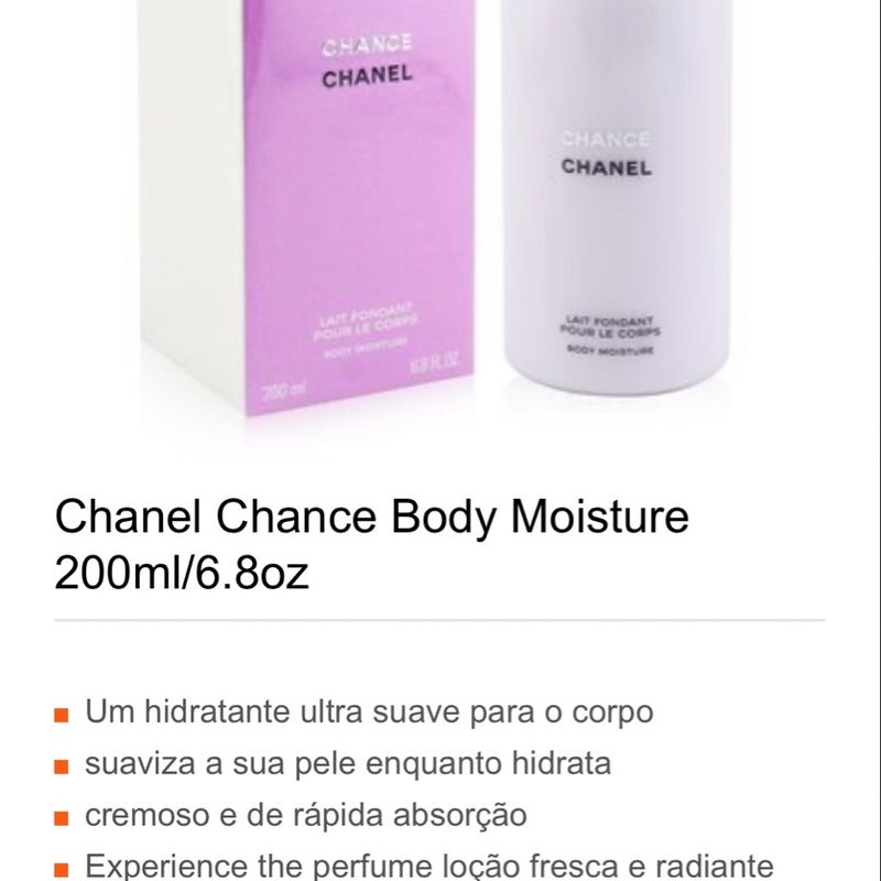 Perfume Chance em Creme Chanel, Perfume Feminino Chanel Usado 90358663