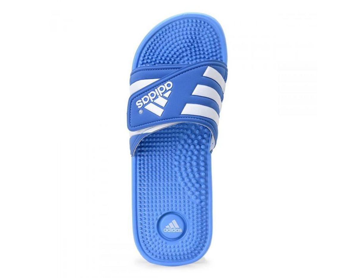 chinelo adidas adissage azul