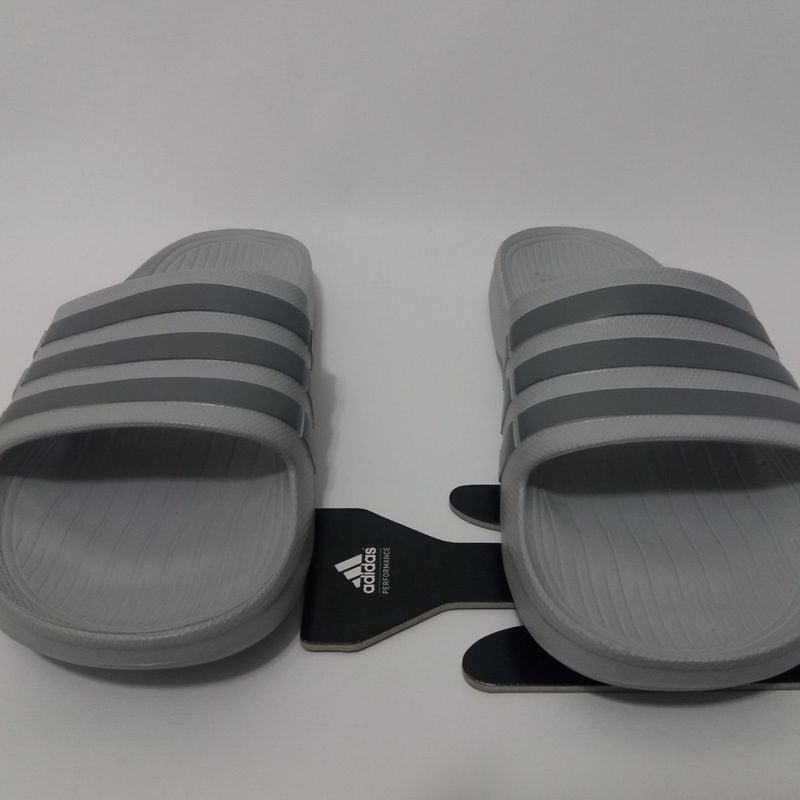 Chinelo adidas sales duramo cinza