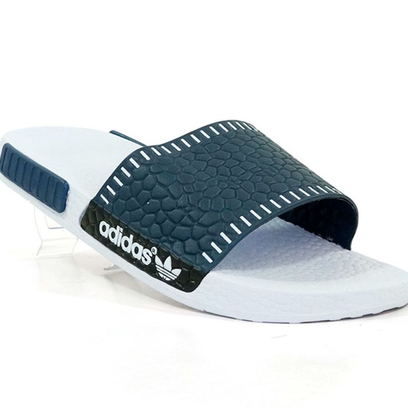 Chinelo Adidas Nmd Branco e Azul Marinho, Sandália Masculina Adidas Nunca  Usado 30746860