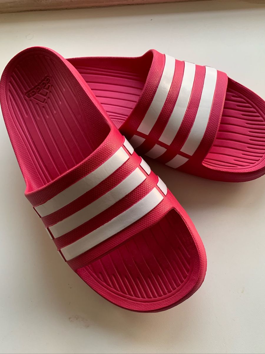 chinelo adidas rosa feminino
