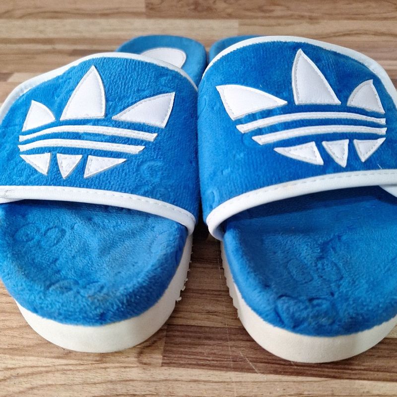 最最終値下げ！！adidas x Gucci GGチュールトップ ブルー Chinelo Adidas X Gucci | Adidas Usado 111449734 | enjoei