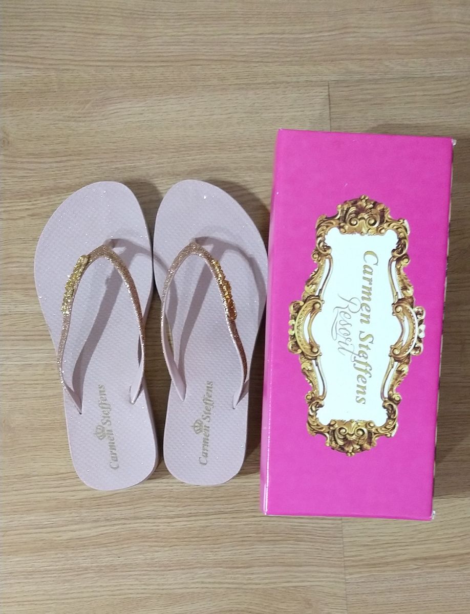 chinelo alto carmen steffens