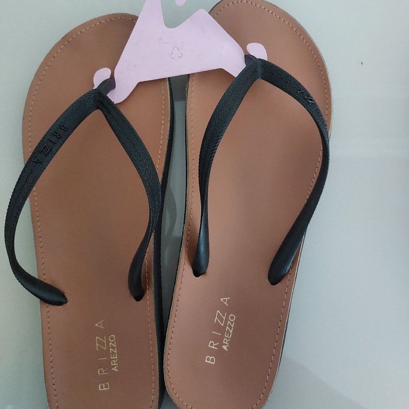 Chinelo Brizza Arezzo Sand lia Feminina Arezzo Nunca Usado