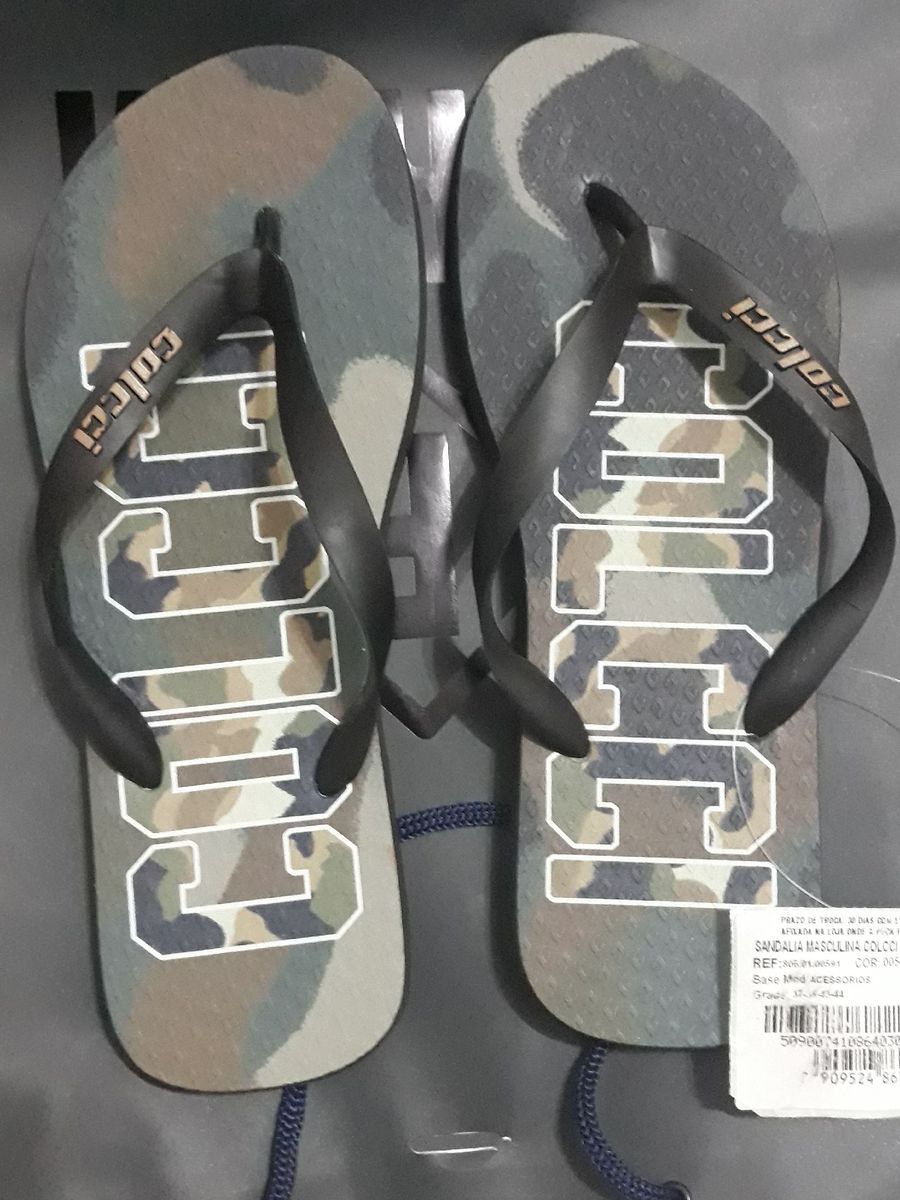 sandália da colcci masculina
