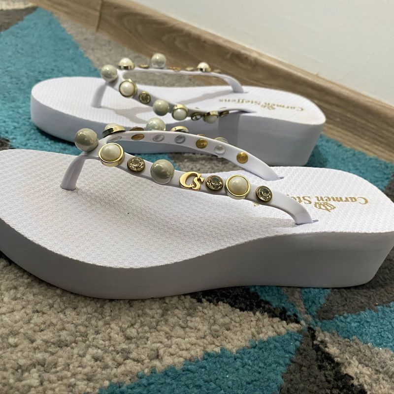 Sandalia havaiana best sale carmen steffens preço