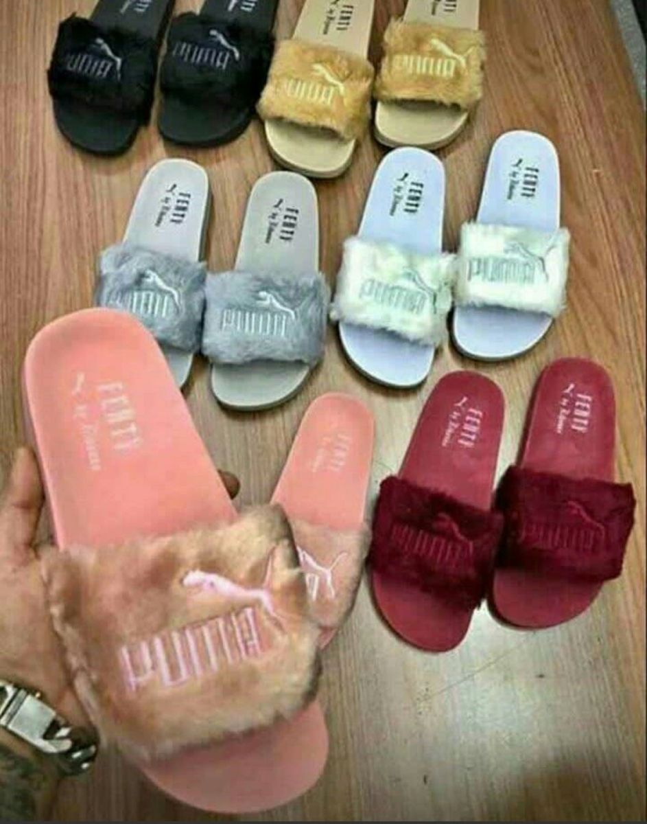 chinelo nike feminino com pelinhos