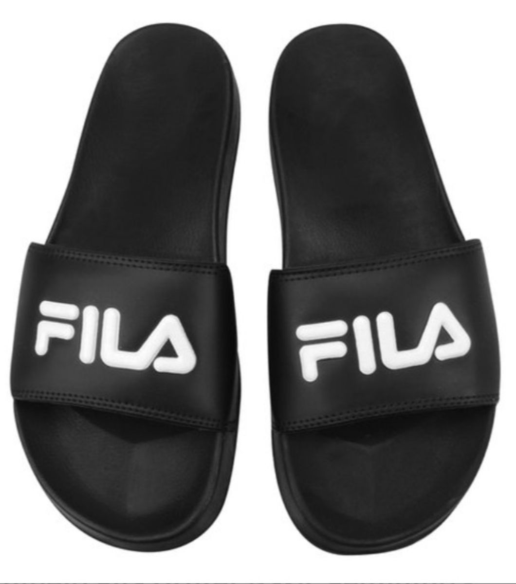 sandalia da fila preta