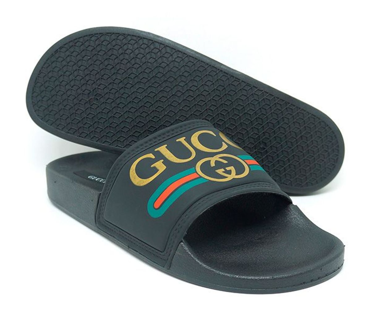 sandalia gucci preta