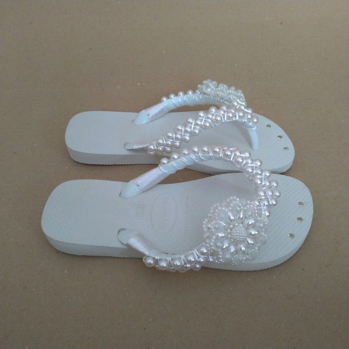 Chinelo Havaianas com Bordado Havaianas Nunca Usado 65620109