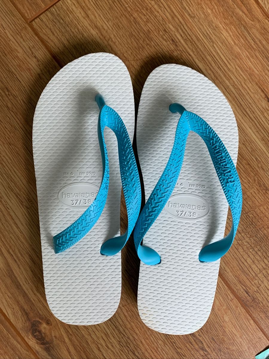 chinelo branco feminino havaianas