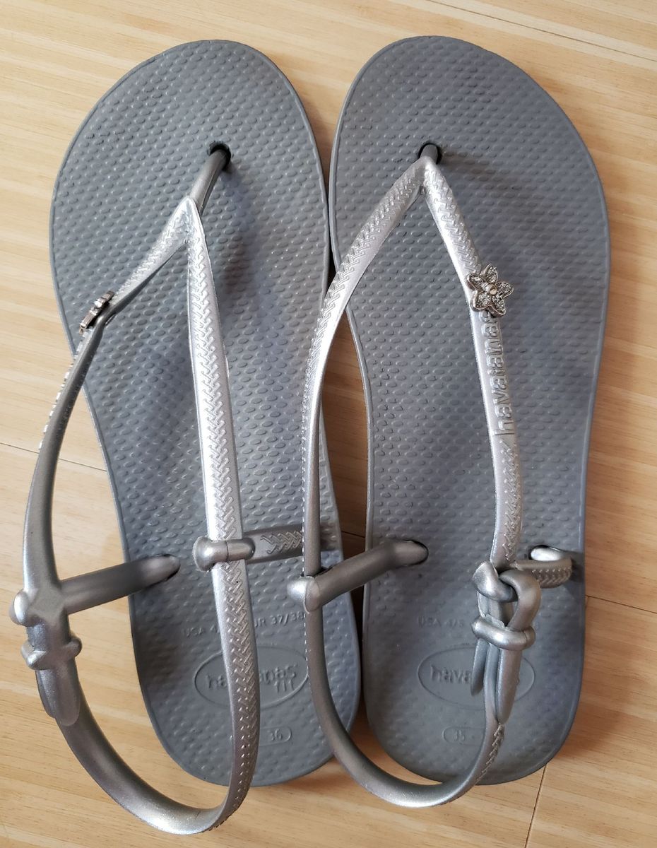 sandalia havaiana fechada feminina