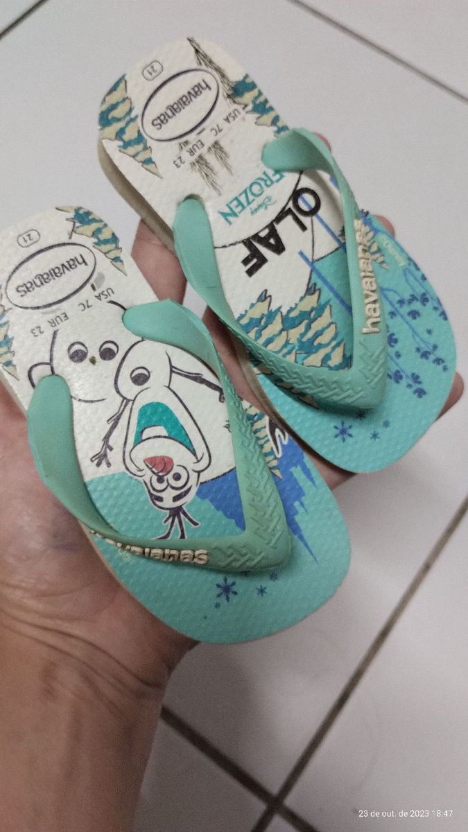 Havaianas hot sale frozen baby