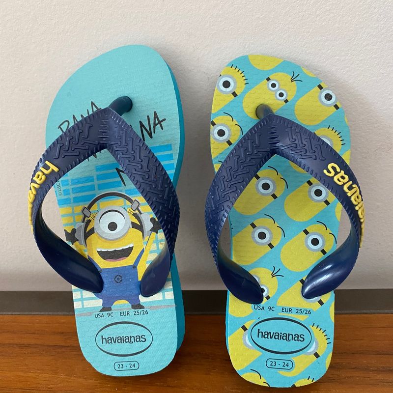 Chinelo havaianas hot sale masculino minions