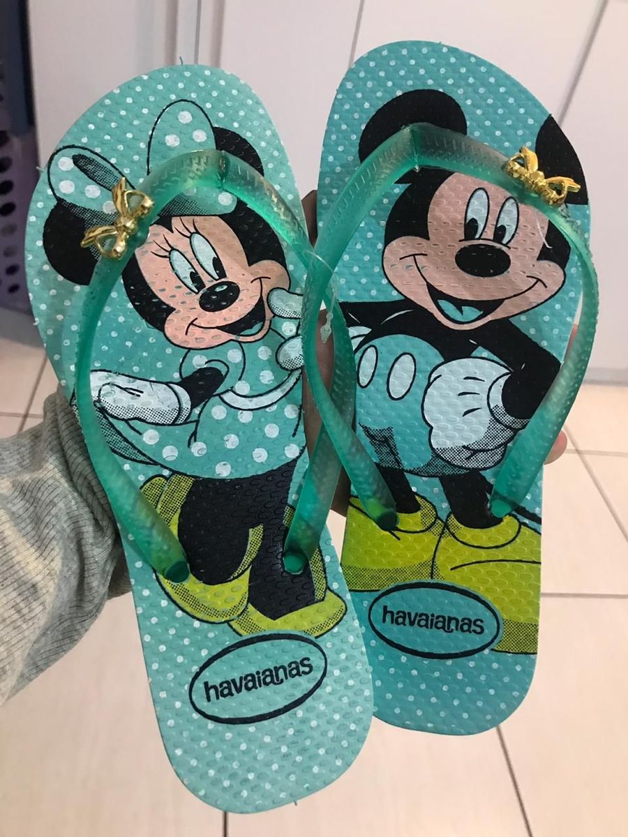 chinelo havaianas feminino mickey
