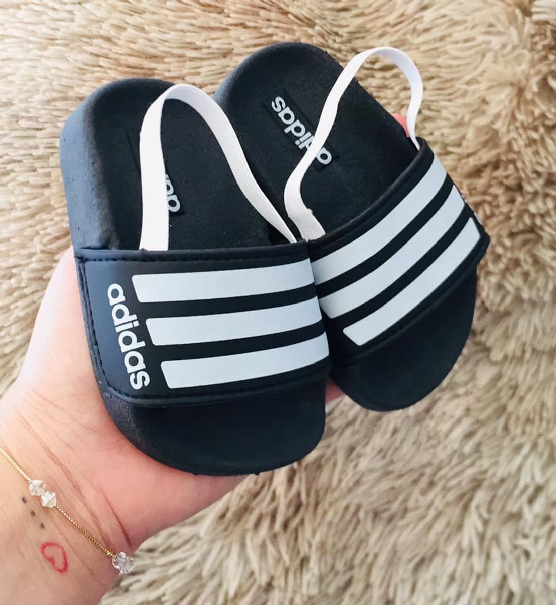chinelo para bebe adidas