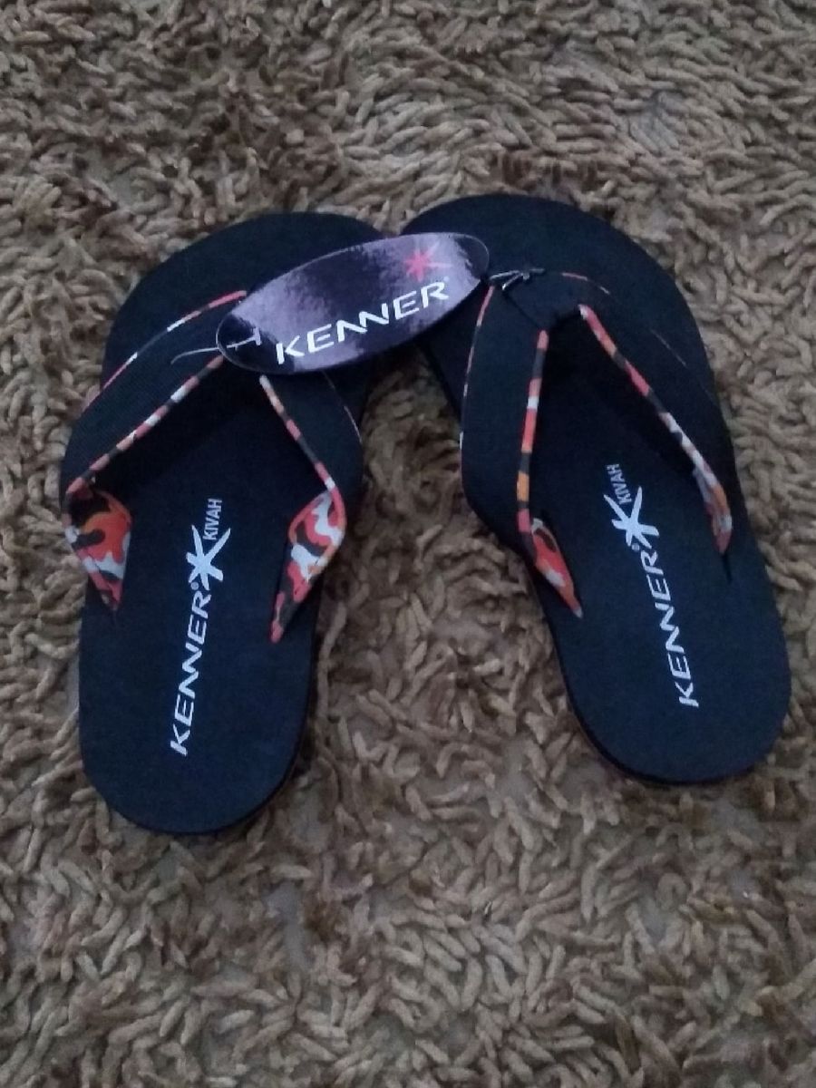 chinelo kenner laranja