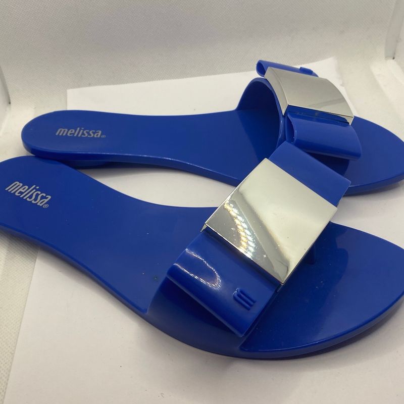 Chinelo best sale melissa azul