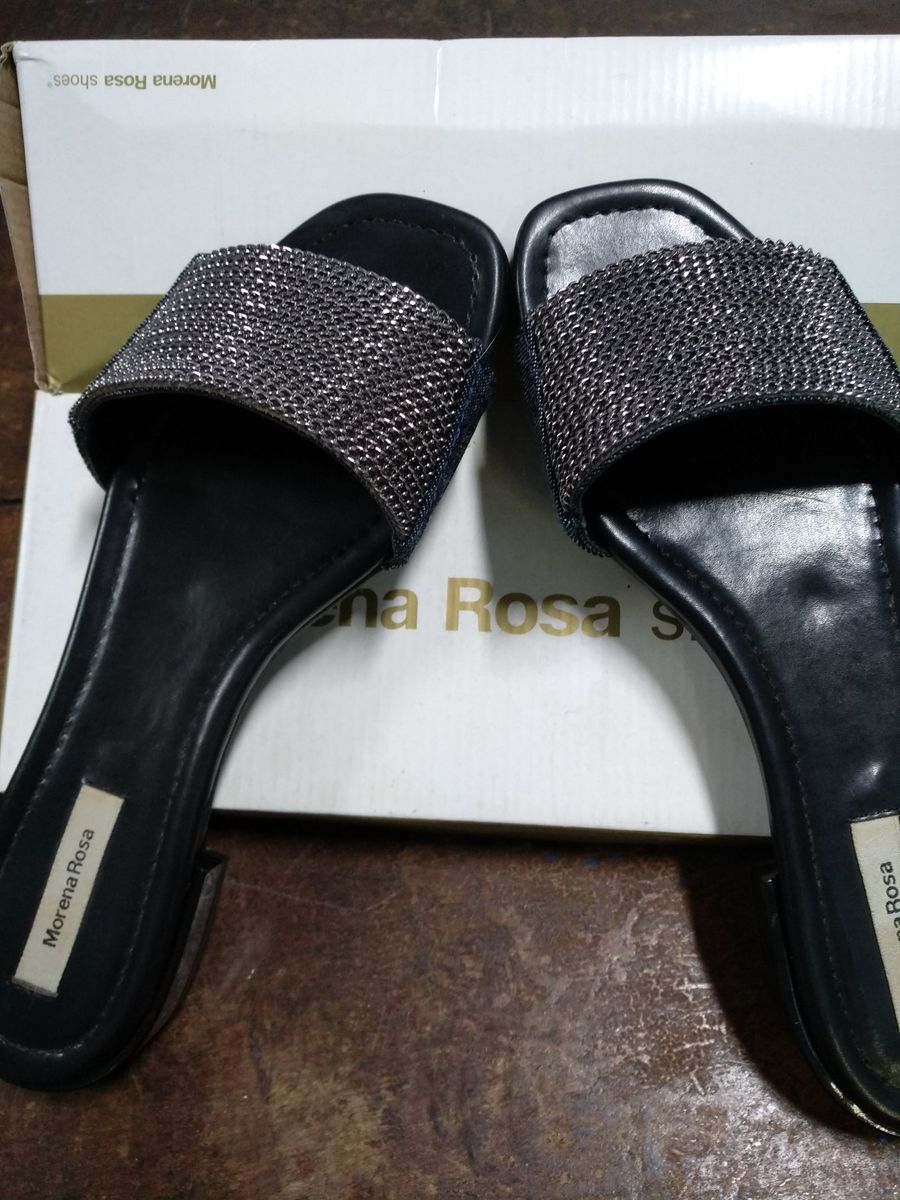 rasteira morena rosa