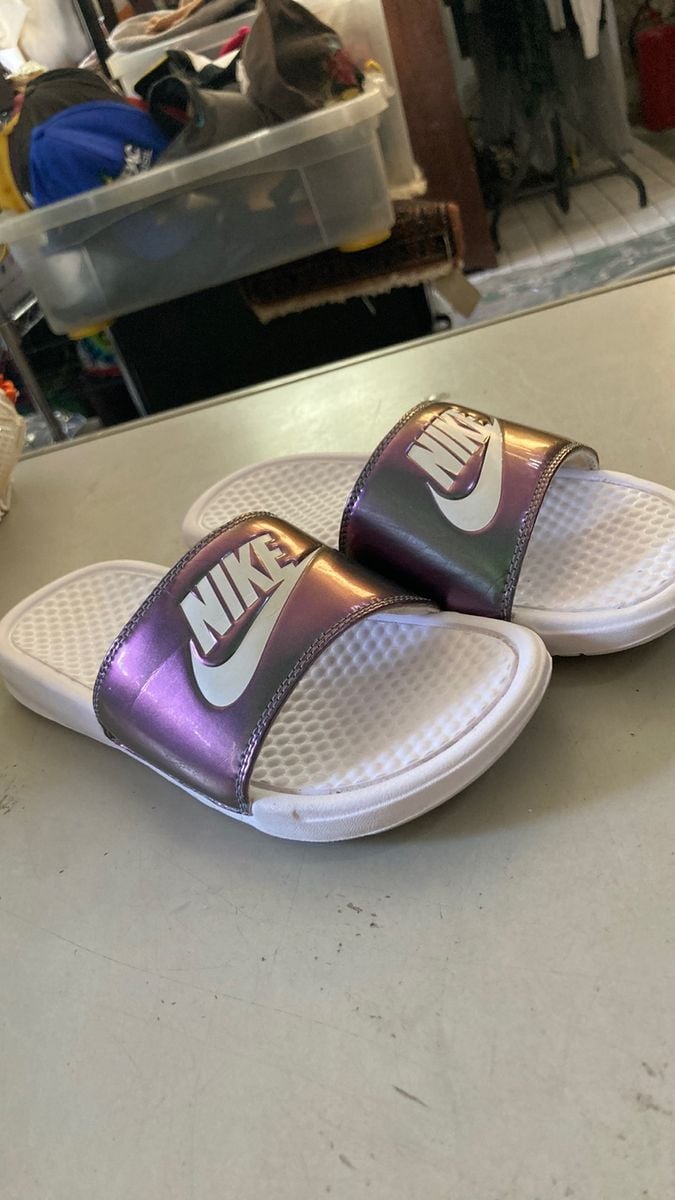 Nike clearance holographic slides