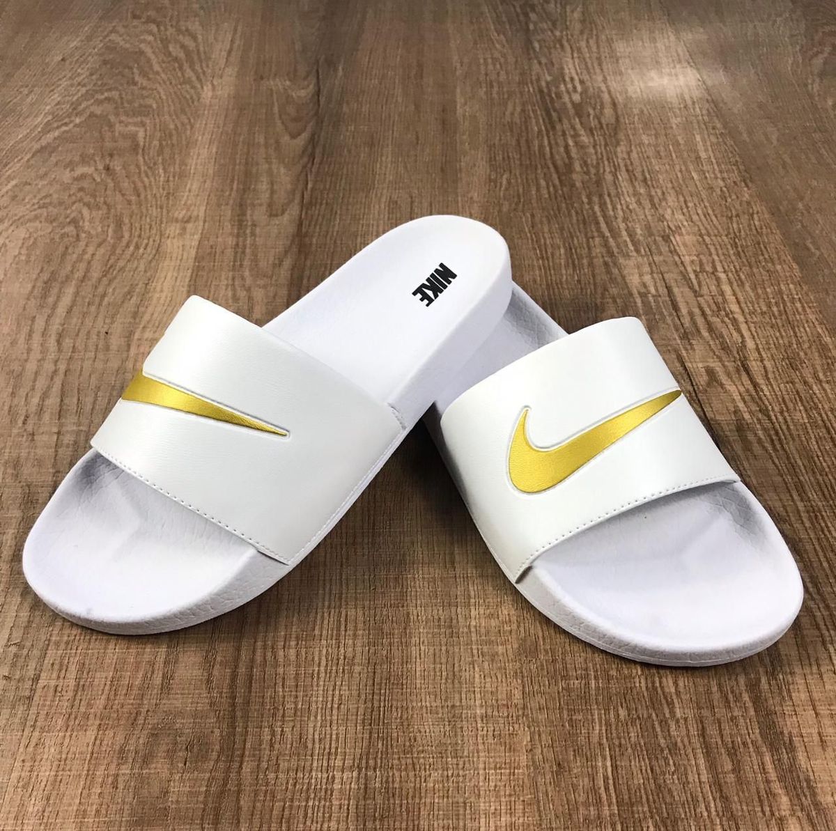 chinelo nike branco masculino