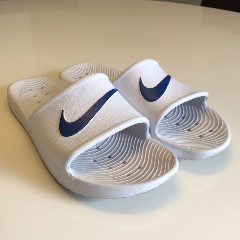 Sandália Nike Kawa Slide Chinelos Nike Branco Chinelo Nike Kawa